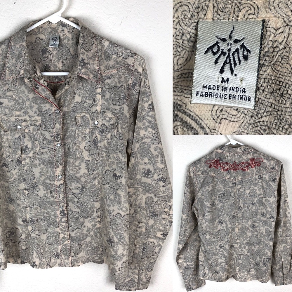 Prana  western style shirt.